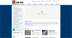 Desktop Screenshot of gangsteel.net